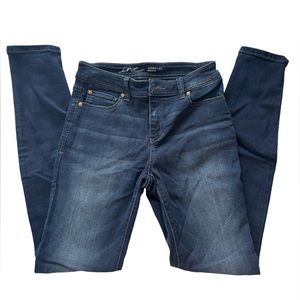 INC Dark Blue Denim Super Stretchy Skinny Leg Jeans Women’s Size 6